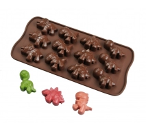 Forma na pralinky - Dinosaury